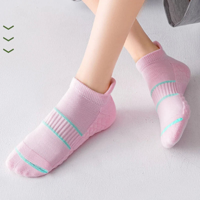 5Pairs Men'S Breathable Athletic Ankle Socks Breathable Comfortable High Quality Women'S Sport Sock Sweat-Absorbing Low Cut Sox